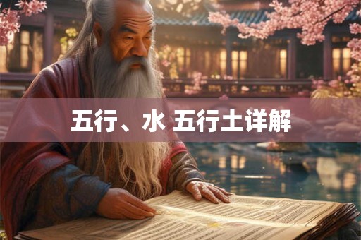 五行、水 五行土详解