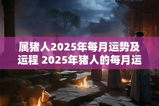 属猪人2025年每月运势及运程 2025年猪人的每月运势如何