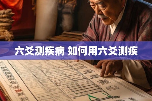 六爻测疾病 如何用六爻测疾