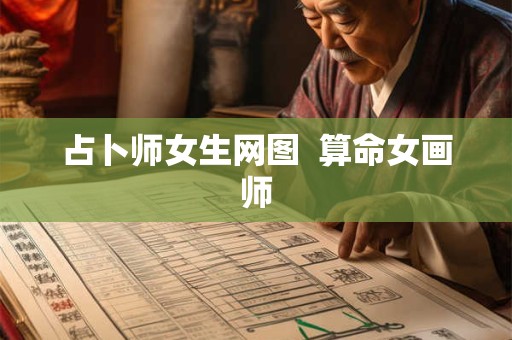 占卜师女生网图  算命女画师