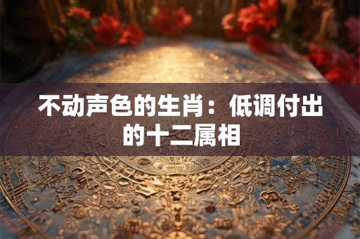 不动声色的生肖：低调付出的十二属相