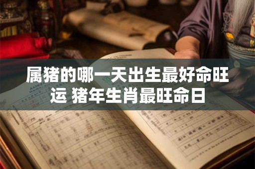 属猪的哪一天出生最好命旺运 猪年生肖最旺命日