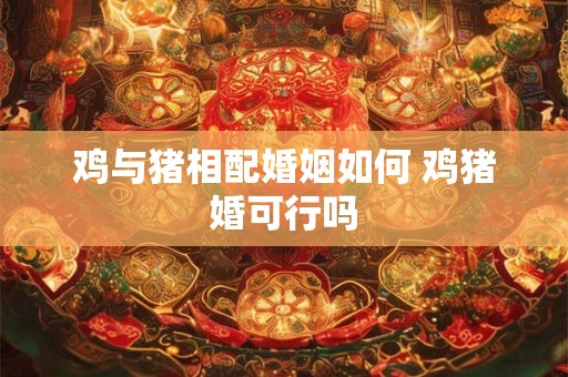 鸡与猪相配婚姻如何 鸡猪婚可行吗