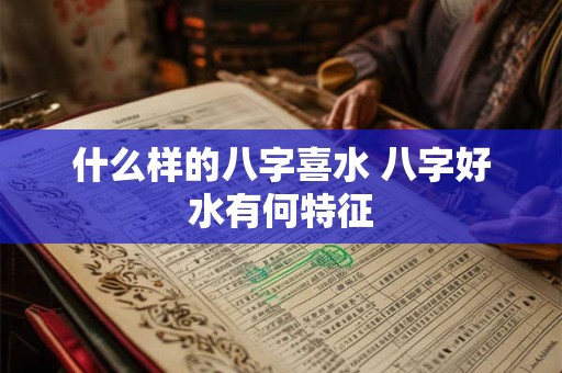 什么样的八字喜水 八字好水有何特征