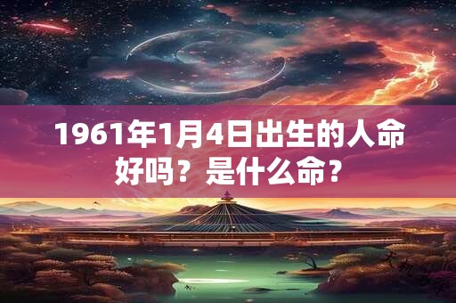 1961年1月4日出生的人命好吗？是什么命？