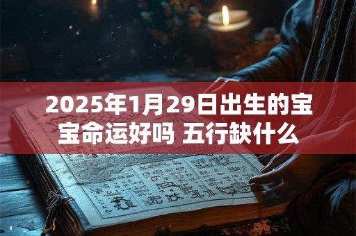 2026年1月29日出生的宝宝命运好吗 五行缺什么