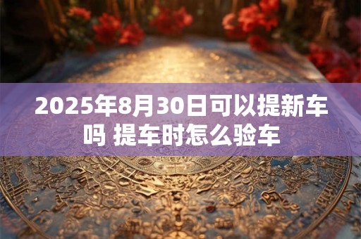 2025年8月30日可以提新车吗 提车时怎么验车