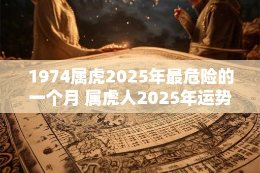 1974属虎2025年最危险的一个月 属虎人2025年运势如何