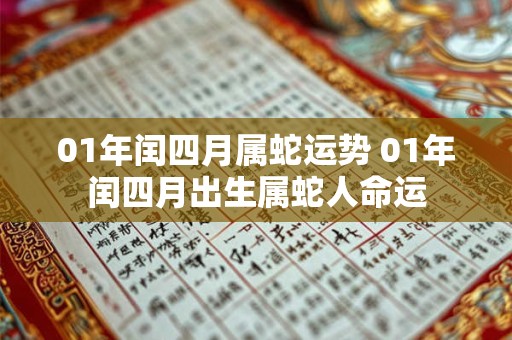 01年闰四月属蛇运势 01年闰四月出生属蛇人命运