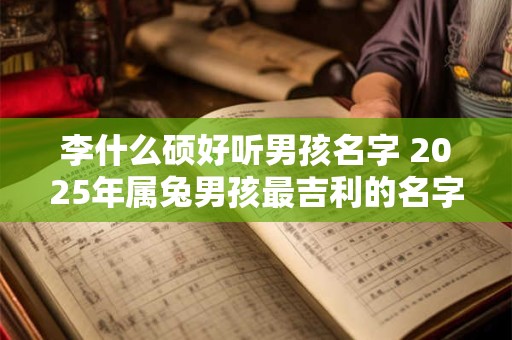 李什么硕好听男孩名字 2025年属兔男孩最吉利的名字