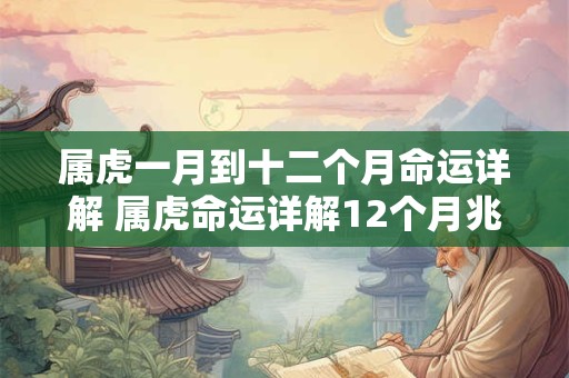 属虎一月到十二个月命运详解 属虎命运详解12个月兆头