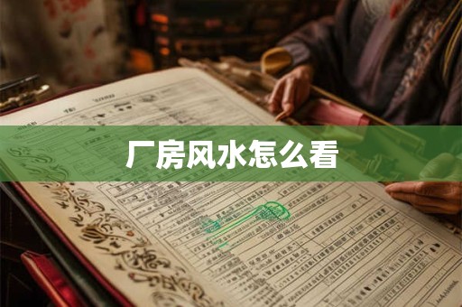 厂房风水怎么看