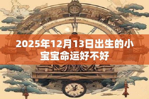 2025年12月13日出生的小宝宝命运好不好