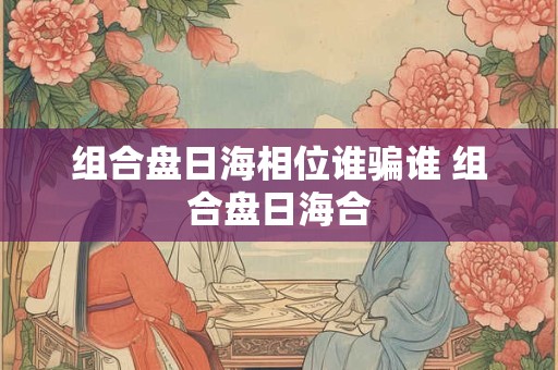 组合盘日海相位谁骗谁 组合盘日海合