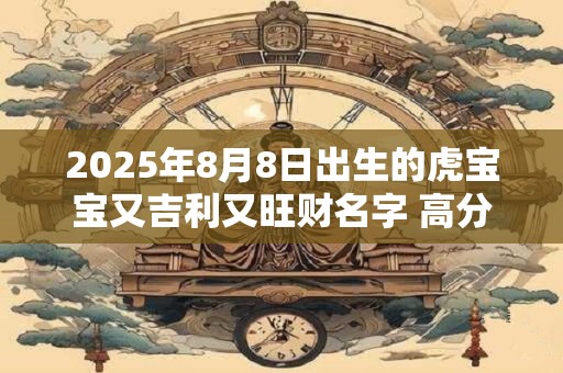2025年8月8日出生的虎宝宝又吉利又旺财名字 高分名字怎么起