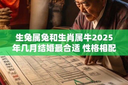 生兔属兔和生肖属牛2025年几月结婚最合适 性格相配吗
