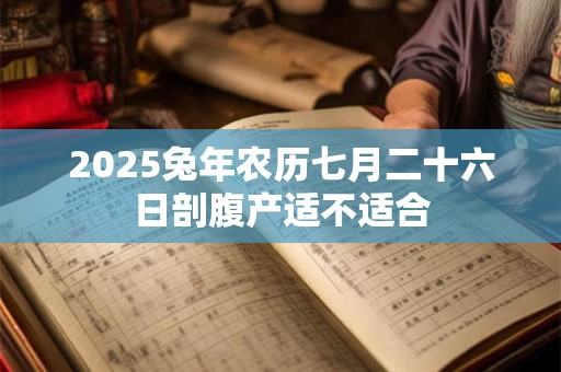 2025兔年农历七月二十六日剖腹产适不适合
