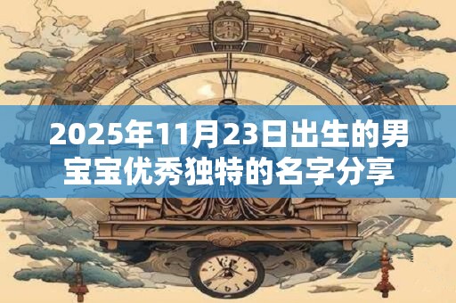 2025年11月23日出生的男宝宝优秀独特的名字分享