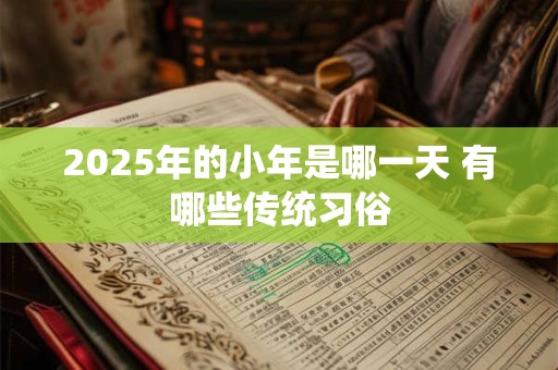 2025年的小年是哪一天 有哪些传统习俗