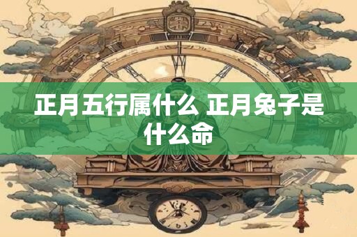 正月五行属什么 正月兔子是什么命