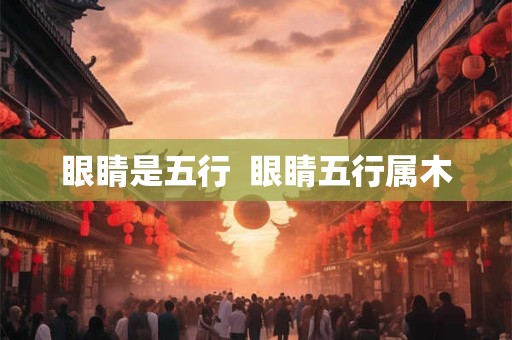 眼睛是五行  眼睛五行属木