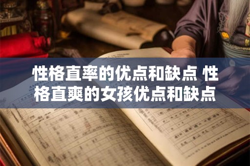 性格直率的优点和缺点 性格直爽的女孩优点和缺点