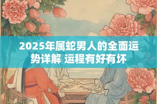 2025年属蛇男人的全面运势详解 运程有好有坏