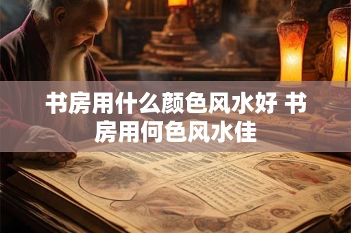 书房用什么颜色风水好 书房用何色风水佳
