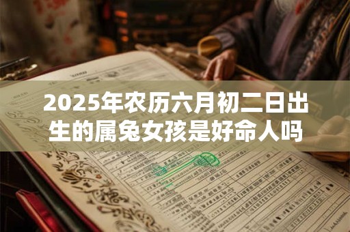 2025年农历六月初二日出生的属兔女孩是好命人吗