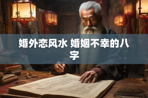 婚外恋风水 婚姻不幸的八字
