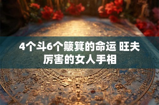 4个斗6个簸箕的命运 旺夫厉害的女人手相 4个斗6个簸箕的命运 旺夫厉害的女人手相