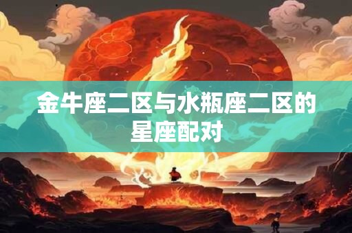 金牛座二区与水瓶座二区的星座配对
