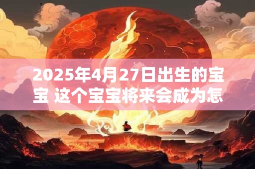 2025年4月27日出生的宝宝 这个宝宝将来会成为怎样的人