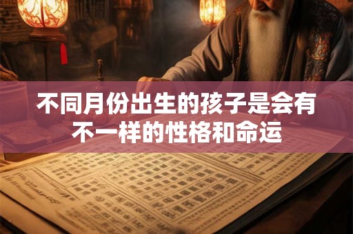 不同月份出生的孩子是会有不一样的性格和命运