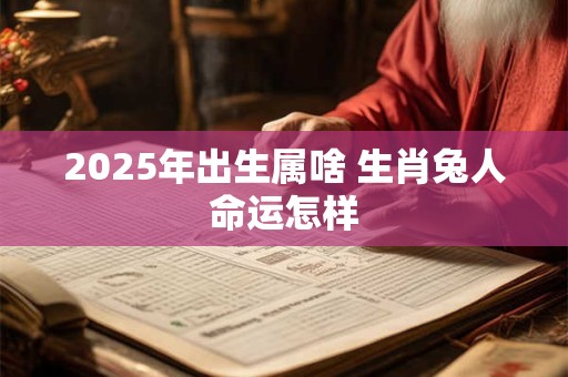 2025年出生属啥 生肖兔人命运怎样
