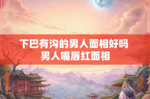 下巴有沟的男人面相好吗 男人嘴唇红面相