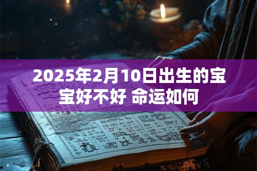 2025年2月10日出生的宝宝好不好 命运如何