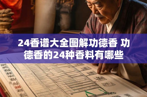 24香谱大全图解功德香 功德香的24种香料有哪些