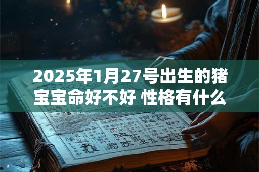 2025年1月27号出生的猪宝宝命好不好 性格有什么特点