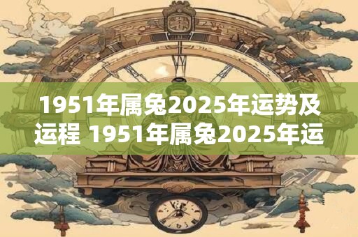 1951年属兔2025年运势及运程 1951年属兔2025年运势如何