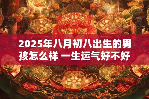 2025年八月初八出生的男孩怎么样 一生运气好不好