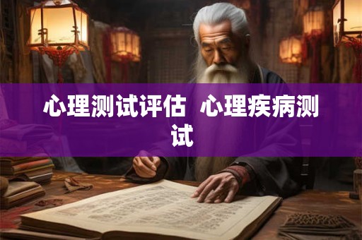 心理测试评估  心理疾病测试