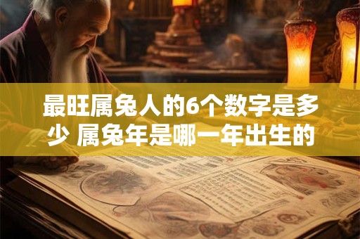 最旺属兔人的6个数字是多少 属兔年是哪一年出生的