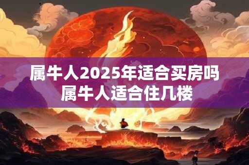 属牛人2026年适合买房吗 属牛人适合住几楼