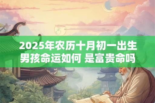 2025年农历十月初一出生男孩命运如何 是富贵命吗