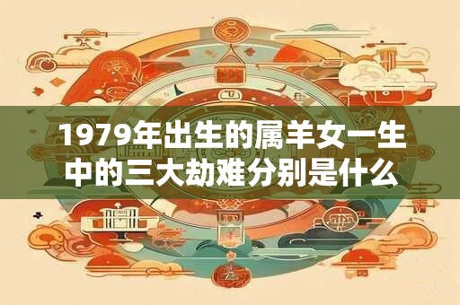 1979年出生的属羊女一生中的三大劫难分别是什么 1979年出生的属羊女一生中的三大劫难分别是什么