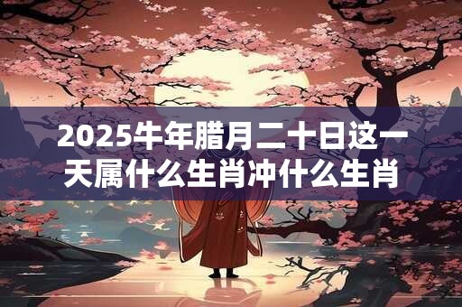 2025牛年腊月二十日这一天属什么生肖冲什么生肖