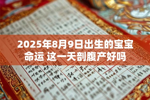 2025年8月9日出生的宝宝命运 这一天剖腹产好吗