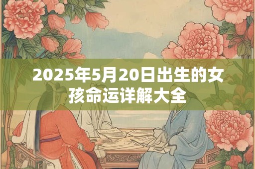 2025年5月20日出生的女孩命运详解大全 2025年5月20日出生的女孩命运详解大全