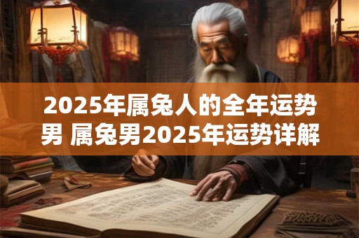 2025年属兔人的全年运势男 属兔男2025年运势详解